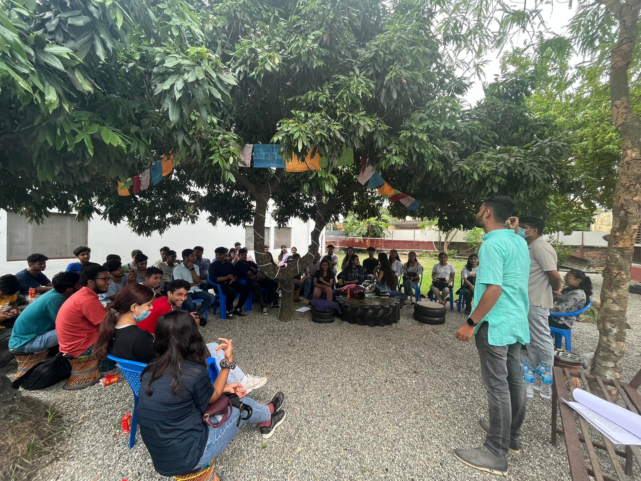Biratnagar International College visit program at “Hami Yuwa” & Reading Cafe (a social venture of Hami Yuwa)